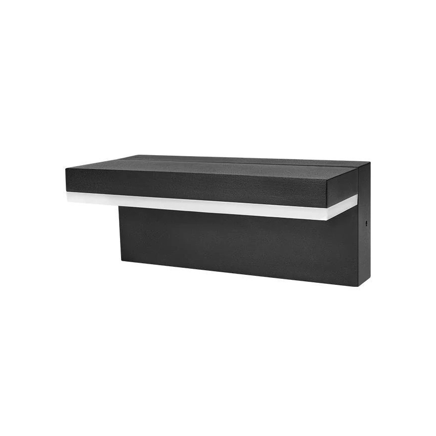 LED udendørs væglampe HESTIO LED/9W/230V 4000K IP44 sort