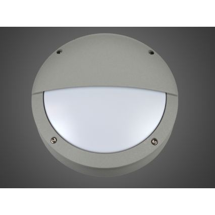 LED udendørs væglampe JORDI LED/12W/230V IP54 grå