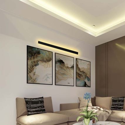 LED udendørs væglampe LED/10W/230V 4000K IP65 51 cm sort