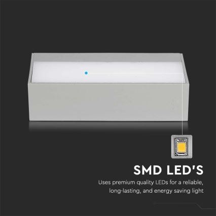 LED Udendørs væglampe LED/12W/230V 3000K IP65