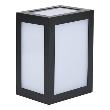 LED udendørs væglampe LED/12W/230V 4000K IP65 sort