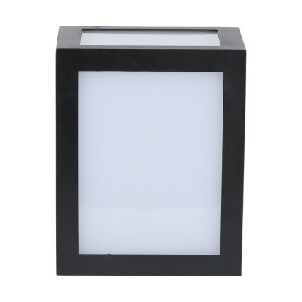 LED udendørs væglampe LED/12W/230V 6400K IP65 sort