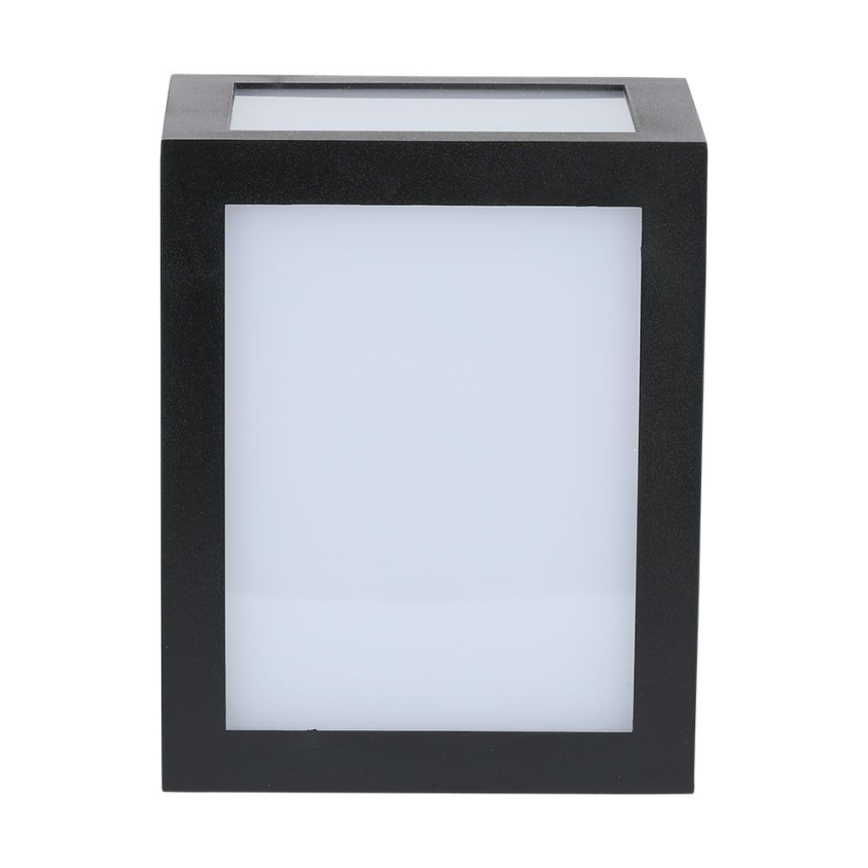 LED udendørs væglampe LED/12W/230V 6400K IP65 sort
