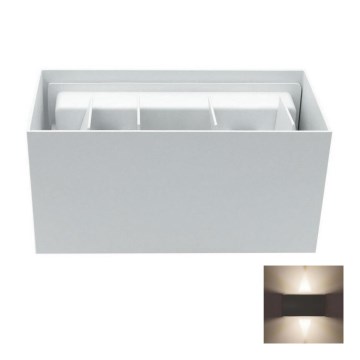 LED Udendørs væglampe LED/12W/230V IP54 hvid