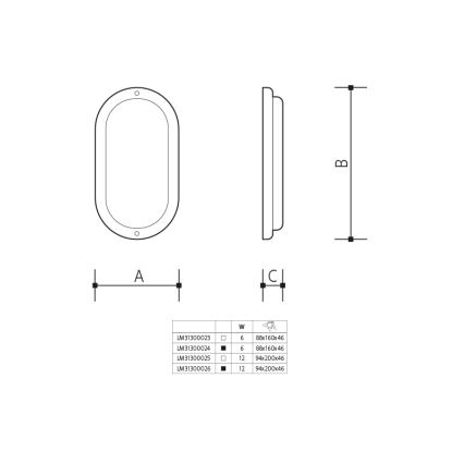 LED udendørs væglampe LED/12W/230V IP54 hvid