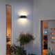 LED Udendørs væglampe LED/12W/230V IP54 sort