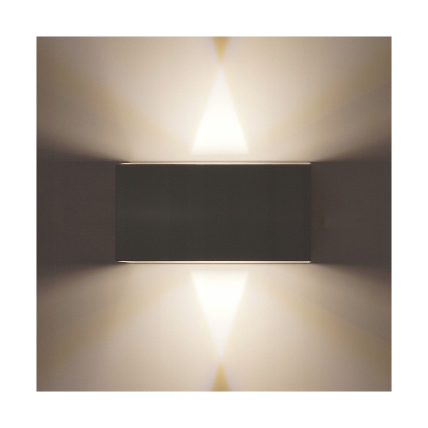 LED Udendørs væglampe LED/12W/230V IP54 sort