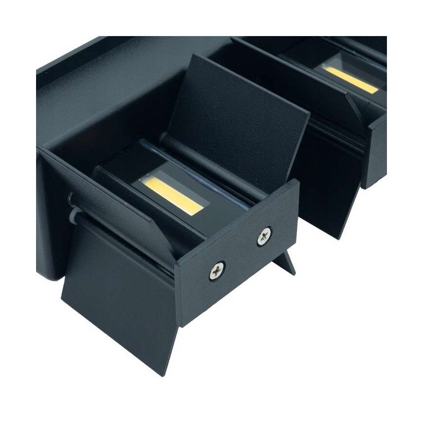 LED Udendørs væglampe LED/12W/230V IP54 sort