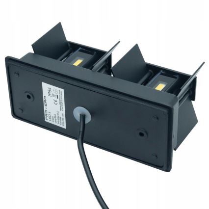 LED Udendørs væglampe LED/12W/230V IP54 sort