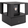 LED udendørs væglampe LED/12W/230V IP54 sort