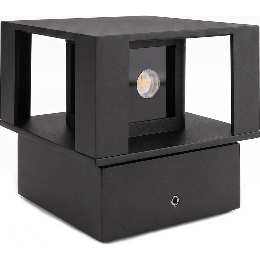LED udendørs væglampe LED/12W/230V IP54 sort