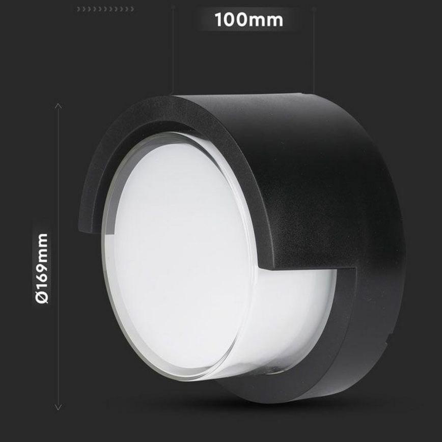 LED Udendørs væglampe LED/12W/230V IP65