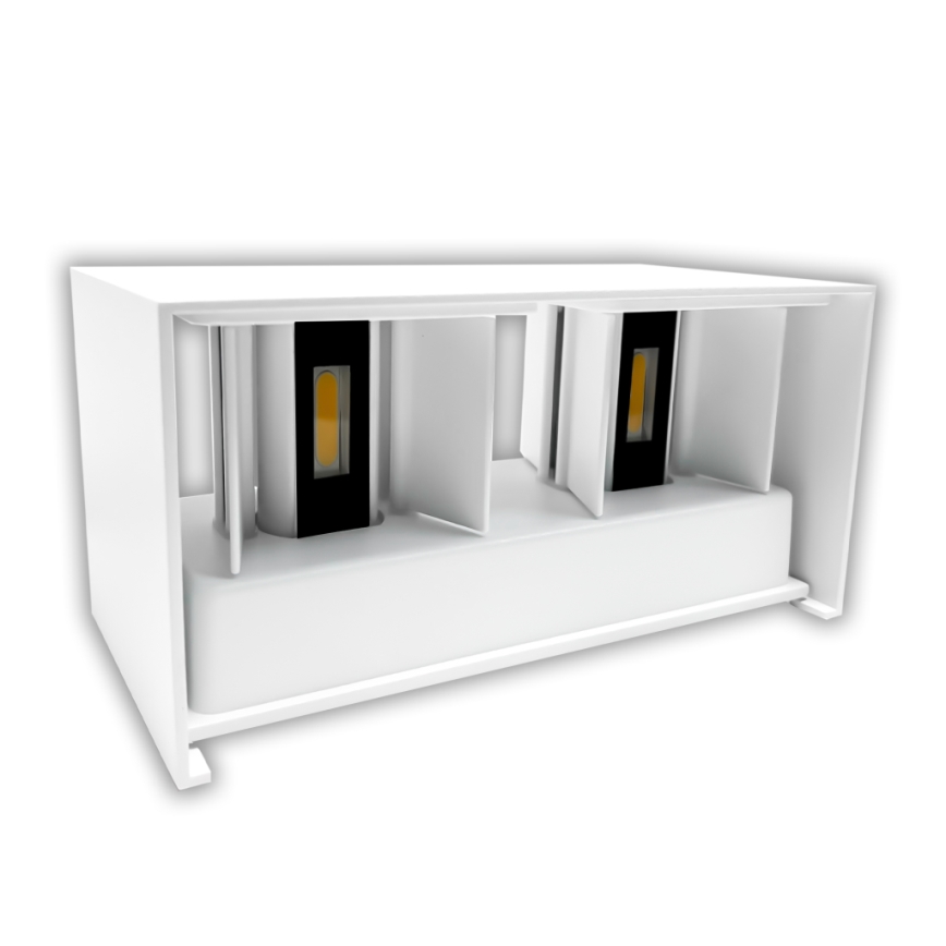 LED udendørs væglampe LED/24W/230V 3000K IP65 hvid