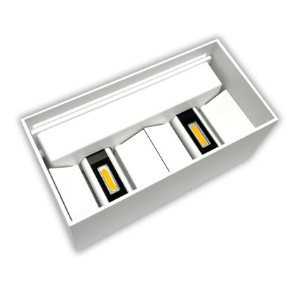 LED udendørs væglampe LED/24W/230V 3000K IP65 hvid