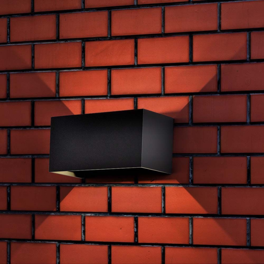 LED udendørs væglampe LED/24W/230V 4000K IP65 antracit