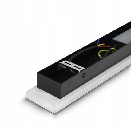 LED udendørs væglampe LED/30W/230V 100 cm IP65 sort