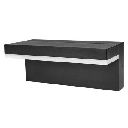 LED udendørs væglampe LED/9W/230V 4000K IP44 sort