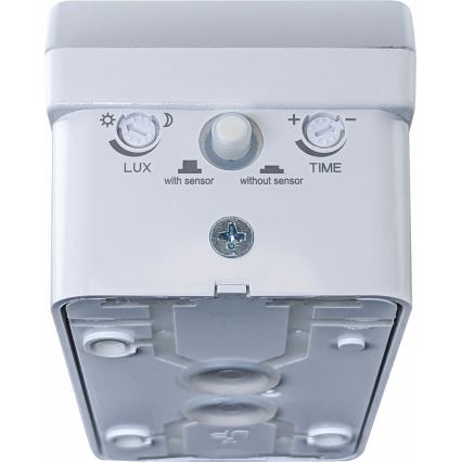 Dæmpbar LED udendørs væglampe med bevægelses- og skumringssensor LED/12/15/20W/230V IP65 hvid
