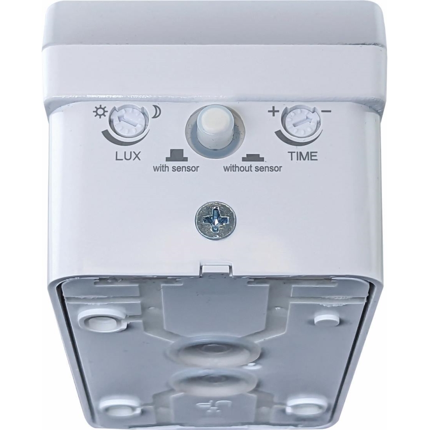 Dæmpbar LED udendørs væglampe med bevægelses- og skumringssensor LED/12/15/20W/230V IP65 hvid