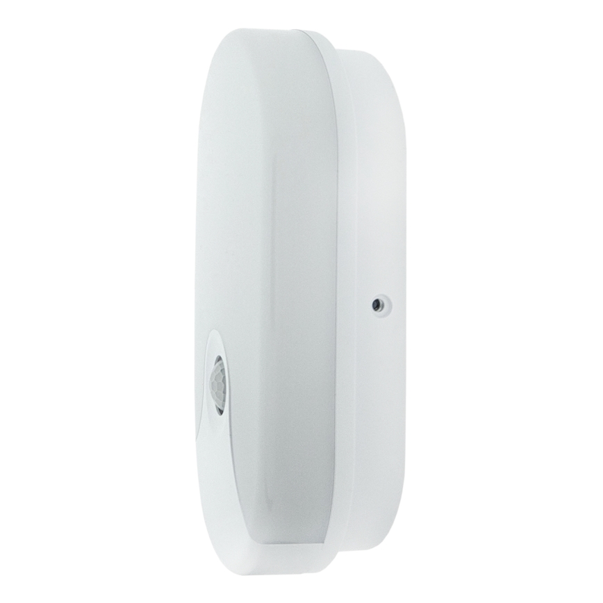 LED udendørs væglampe med bevægelsessensor, 18 W/230 V, IP44, hvid