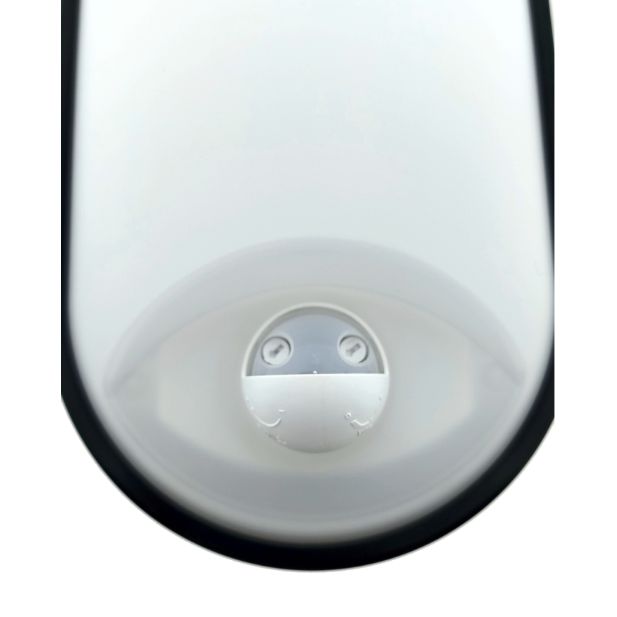 Dæmpbar udendørs LED-væglampe med bevægelsessensor LED/12/15/18W/230V 3000K/4000K/6500K IP65 sort/hvid