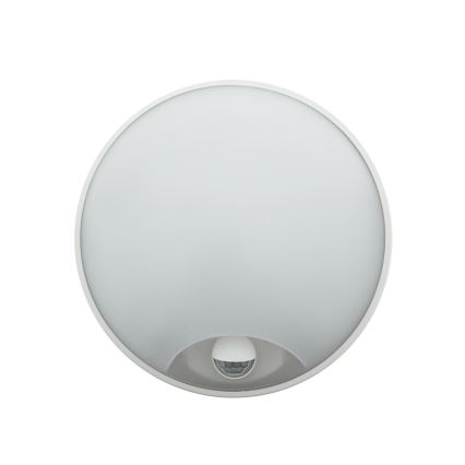 LED Dæmpbar udendørs væglampe med bevægelsessensor LED/15/18/20W/230V 3000K/4000K/6500K IP65 sort/hvid
