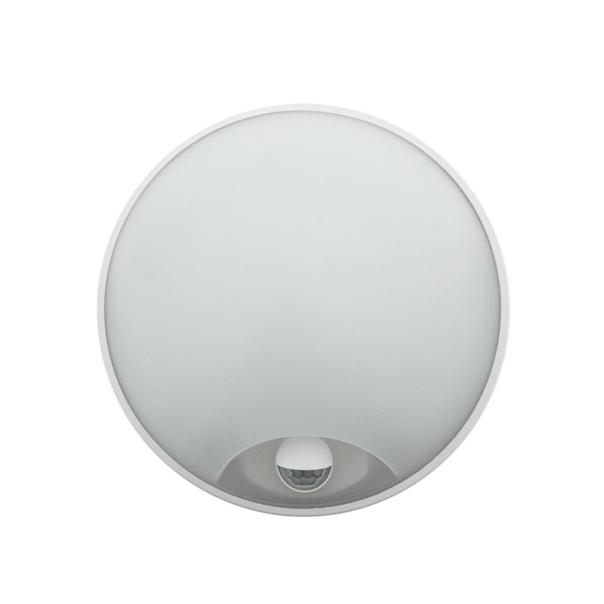 LED Dæmpbar udendørs væglampe med bevægelsessensor LED/15/18/20W/230V 3000K/4000K/6500K IP65 sort/hvid