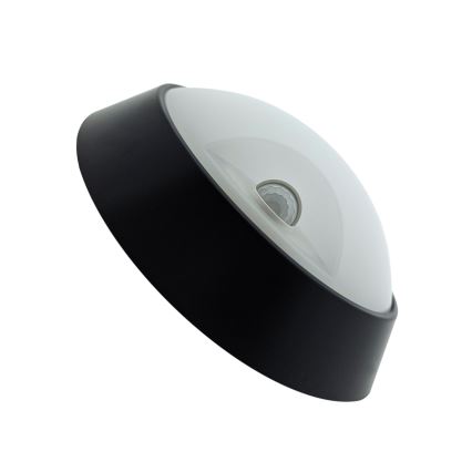 LED Dæmpbar udendørs væglampe med bevægelsessensor LED/15/18/20W/230V 3000K/4000K/6500K IP65 sort/hvid