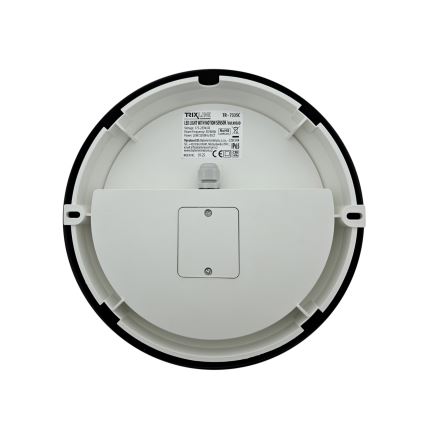 LED Dæmpbar udendørs væglampe med bevægelsessensor LED/15/18/20W/230V 3000K/4000K/6500K IP65 sort/hvid