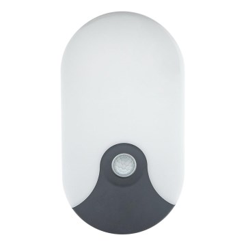 LED udendørs væglampe med bevægelsessensor LED/18W/230V IP44 antracit