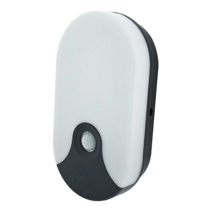 LED udendørs væglampe med bevægelsessensor LED/18W/230V IP44 antracit
