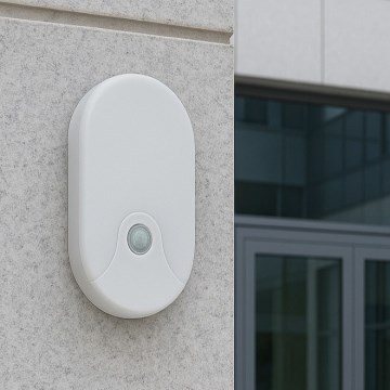 LED udendørs væglampe med bevægelsessensor LED/18W/230V IP44 antracit