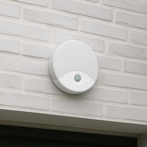 LED udendørs væglampe med bevægelsessensor LED/18W/230V IP44 hvid