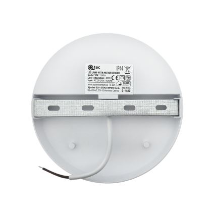LED udendørs væglampe med bevægelsessensor LED/18W/230V IP44 hvid