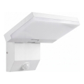 LED udendørs væglampe med bevægelsessensor LED/18W/230V IP44 hvid