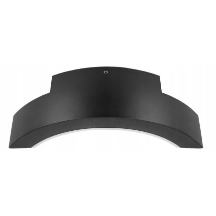 LED udendørs væglampe med bevægelsessensor LED/10W/230V IP54 sort
