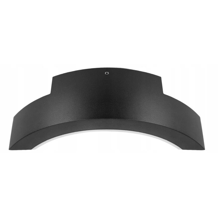 LED udendørs væglampe med bevægelsessensor LED/10W/230V IP54 sort
