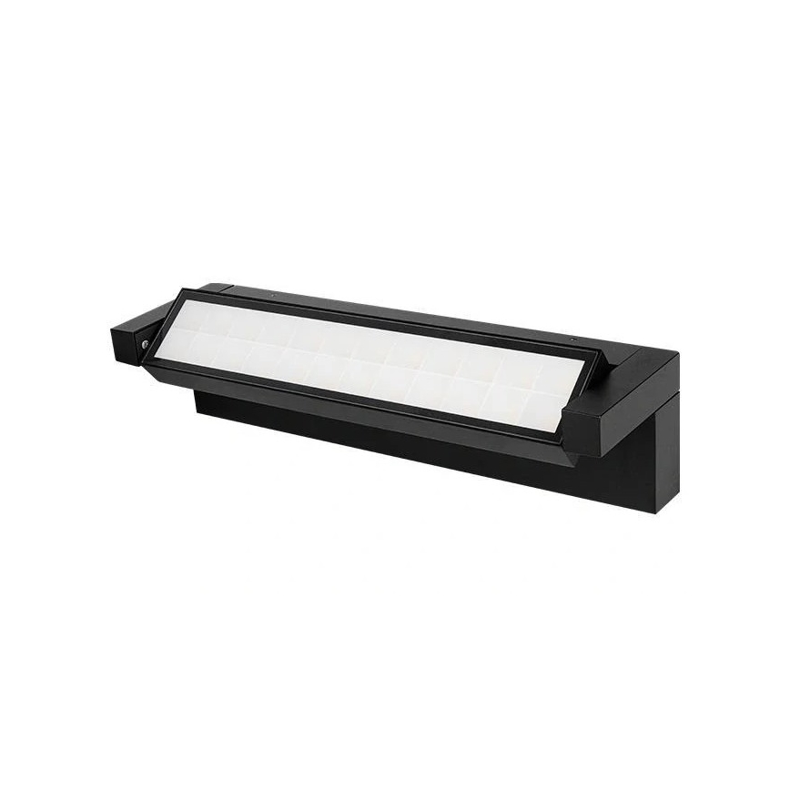LED udendørs væglampe med bevægelses- og skumringssensor LED/36W/230V 3000/4000/6500K IP54 sort