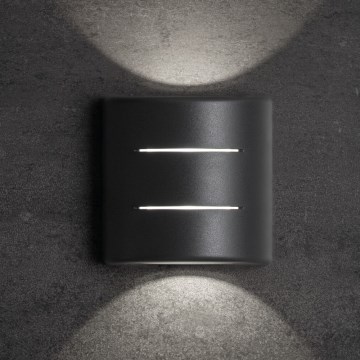 LED udendørs væglampe REFAZI LED/6W/230V IP54 antracit