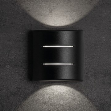 LED udendørs væglampe REFAZI LED/6W/230V IP54 sort