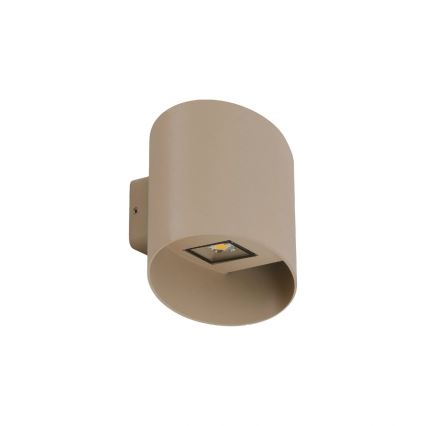 LED udendørs væglampe VERTO LED/5W/230V IP54 beige