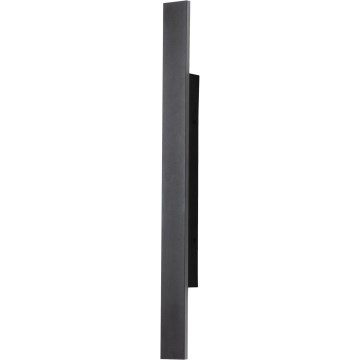 LED udendørs væglampe WOW LED/11W/230V 3000/4000/6000K 60 cm IP54 sort