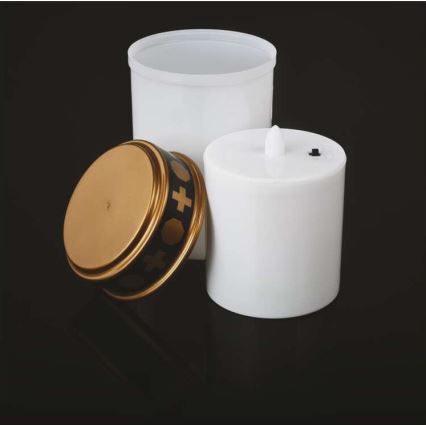 LED udendørsdekoration LED/2xC IP44 hvid