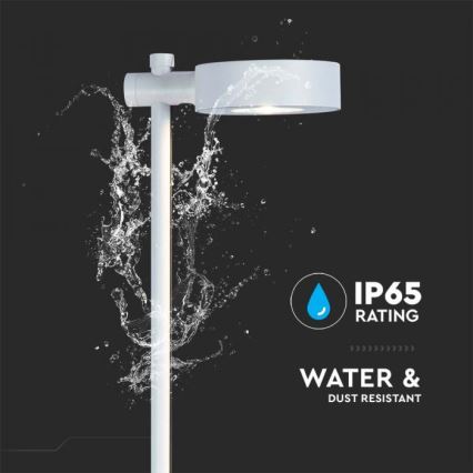 LED-udendørslampe 7W/230V 3000K IP65, hvid, 102 cm