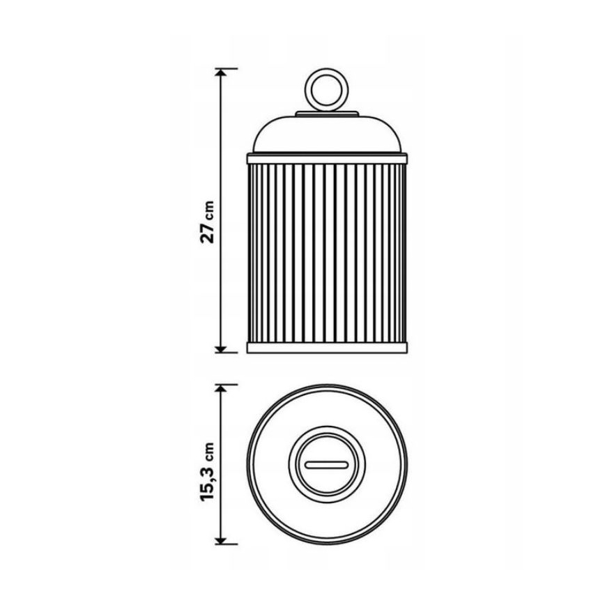 LED udendørslampe dæmpbar CANARI LED/2W/5V IP44