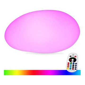 LED udendørslampe dæmpbar RGB-farver LED/1W/230V 28 cm IP67 + fjernbetjening