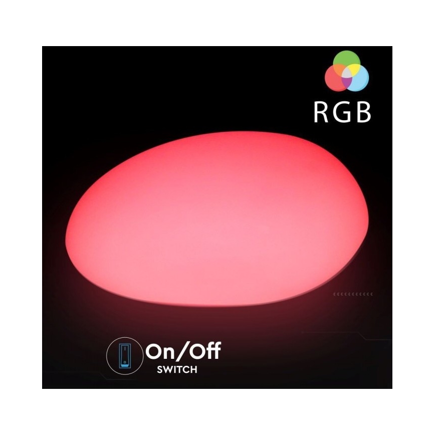 LED udendørslampe dæmpbar RGB-farver LED/1W/230V 28 cm IP67 + fjernbetjening