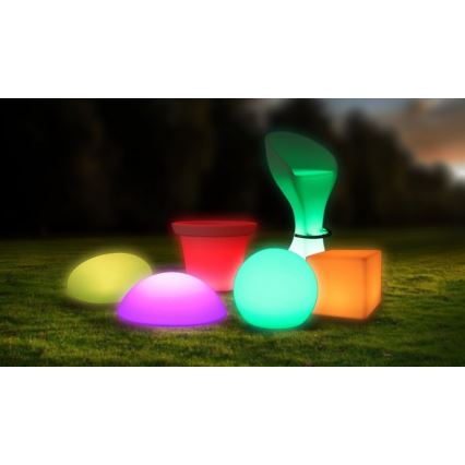 LED udendørslampe dæmpbar RGB-farver LED/1W/230V 30 cm IP67