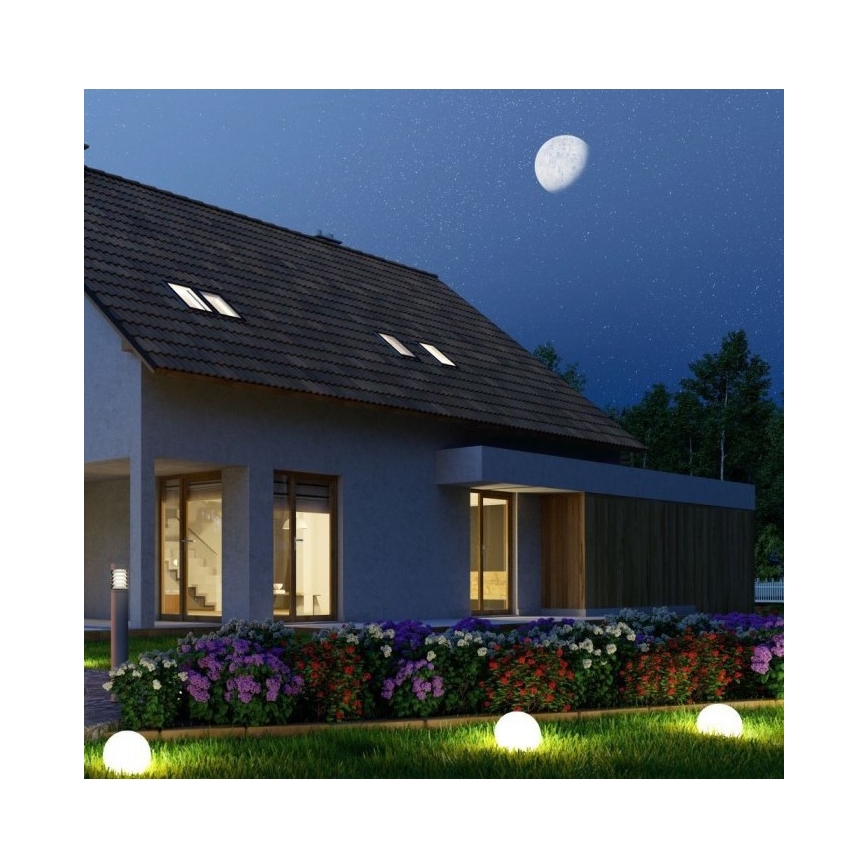 LED udendørslampe dæmpbar RGB-farver LED/1W/230V 30 cm IP67