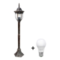 LED udendørslampe FLORENCJA 1xE27/10W/230V IP43